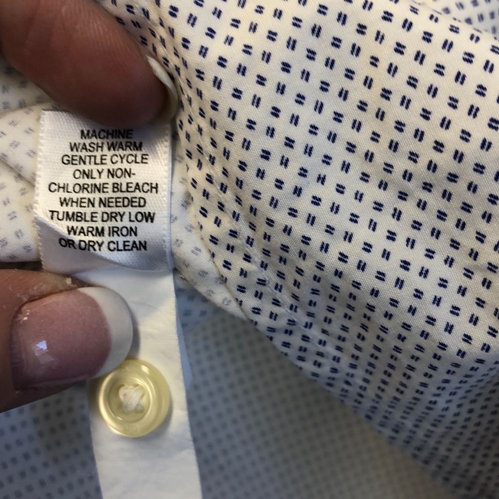 Banana Republic Men’s Shirt Slim Fit Short Sleeve - Picture 6 of 8